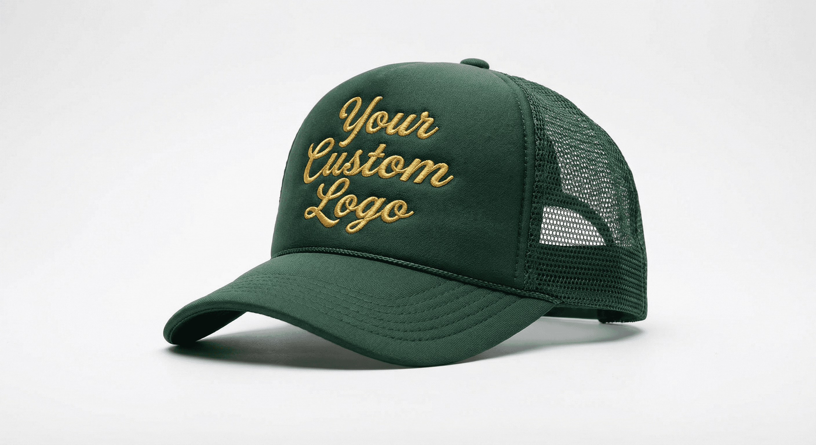 Embroidered hat close-up